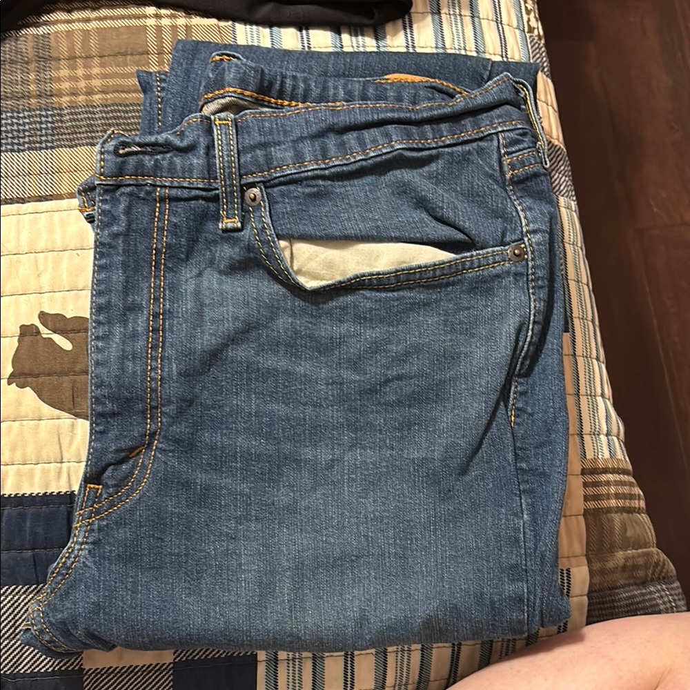 Levi's Blue Relaxed Jeans with Faded Look
